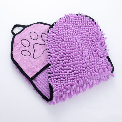 Dogs Cats Towels Super Absorbent Dog Bathrobe Microfiber Bath Towels Quick-Drying Cat Bath Towel For Pets