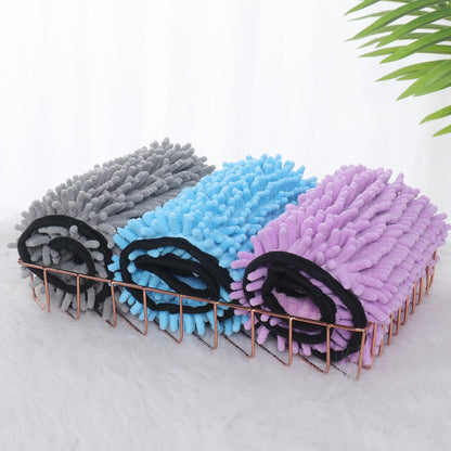 Dogs Cats Towels Super Absorbent Dog Bathrobe Microfiber Bath Towels Quick-Drying Cat Bath Towel For Pets