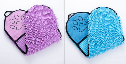 Dogs Cats Towels Super Absorbent Dog Bathrobe Microfiber Bath Towels Quick-Drying Cat Bath Towel For Pets