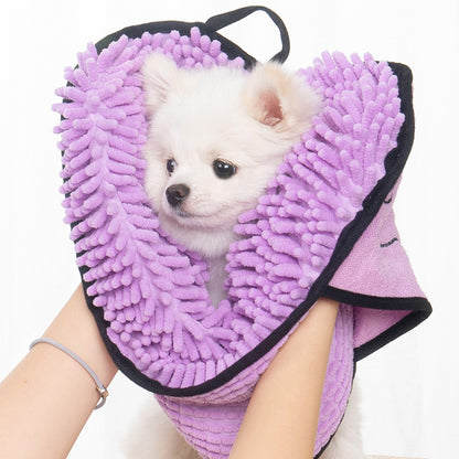 Dogs Cats Towels Super Absorbent Dog Bathrobe Microfiber Bath Towels Quick-Drying Cat Bath Towel For Pets