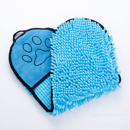 Dogs Cats Towels Super Absorbent Dog Bathrobe Microfiber Bath Towels Quick-Drying Cat Bath Towel For Pets